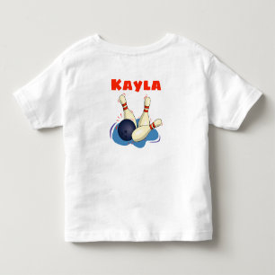Doppelseitige Hinzufügen von Kindern Name T - Shir Kleinkind T-shirt