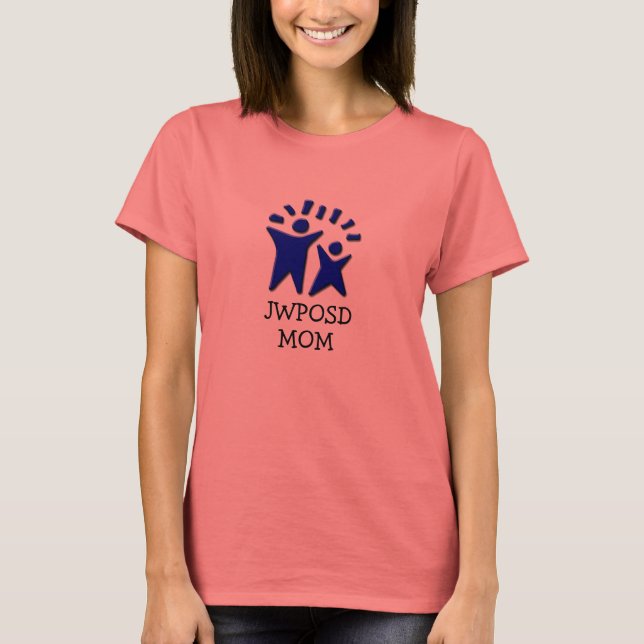 Doppelseitige JWPOSD-Mama T-Shirt (Vorderseite)