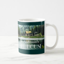 Doppelseitige kundenspezifische Familienname-Foto Tasse