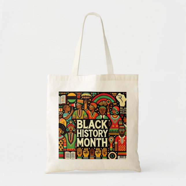Doppelseitige, lebendige Afro Culture Tote Bag Tragetasche (Vorne)