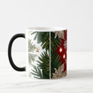 Doppelseitige Luxus-Weihnachts-Farbenwechseltasse Verwandlungstasse