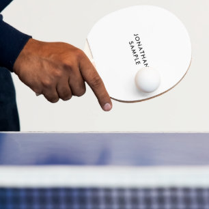Doppelseitige, moderne, einfache Designbezeichnung Tischtennis Schläger