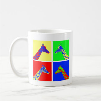 Doppelseitige Pop-Kunst-Giraffe Tasse