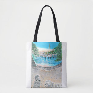 Doppelseitige Printkiste Secret Beach Tote Bag