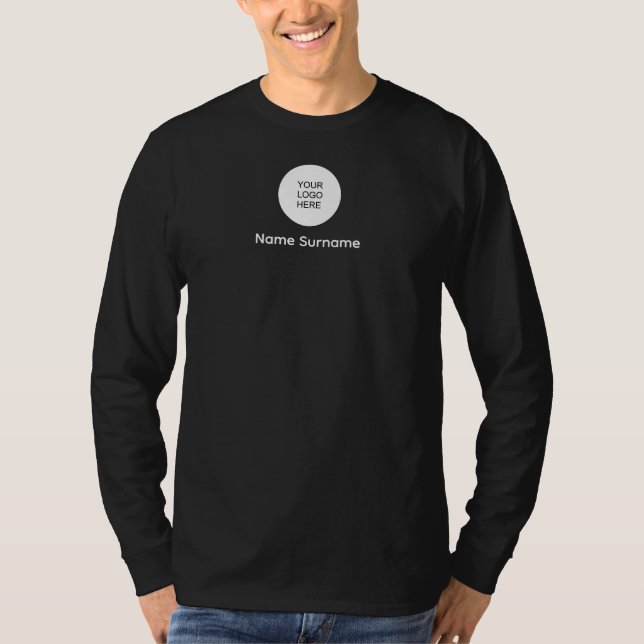 Doppelseitige PrintwerbungLaden Sie Ihre Firmenlog T-Shirt (Vorderseite)