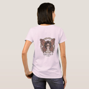 Doppelseitige schelmische Muse T-Shirt