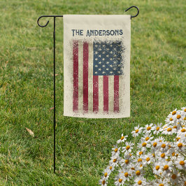 Doppelseitige Signatur der amerikanischen Flagge