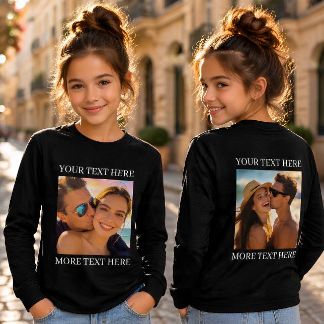 Doppelseitige T-Shirts, Benutzerdefiniertes Foto u (Von Creator hochgeladen)