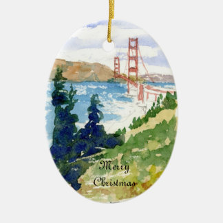 Doppelseitige Verzierung Golden gate bridges Keramikornament