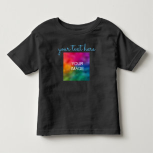Doppelseitiger Druck Fügen Sie Ihren Text Foto Sch Kleinkind T-shirt