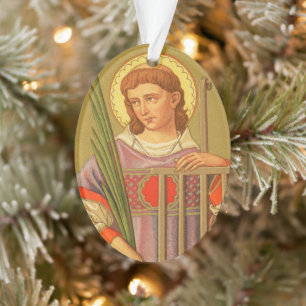 Doppelseitiger Hl. Laurentius von Rom (PM 04) Acry Ornament