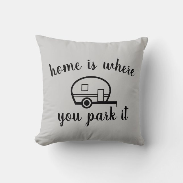 Doppelseitiger Kissen für den Camper (Vorderseite)