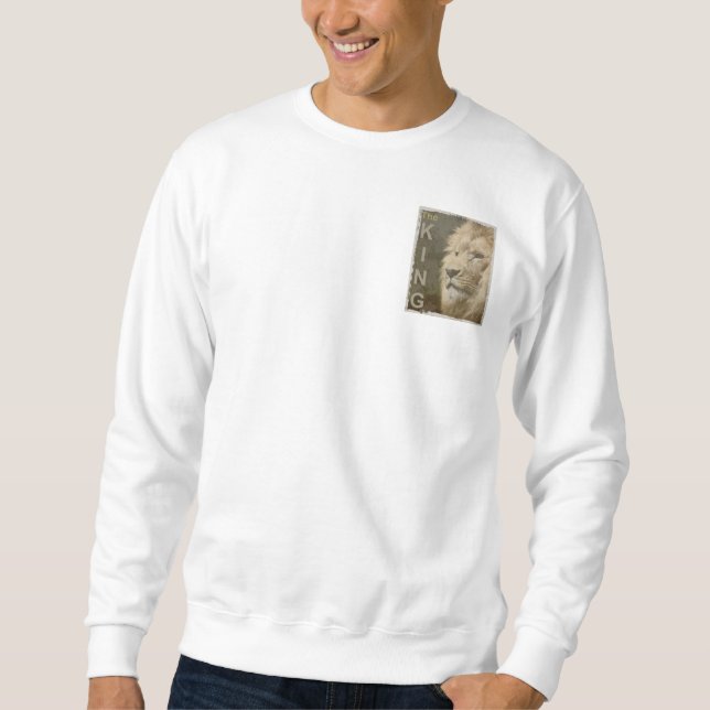 Doppelseitiger Pop Kunst, Dichtung und Musik Sweatshirt (Vorderseite)