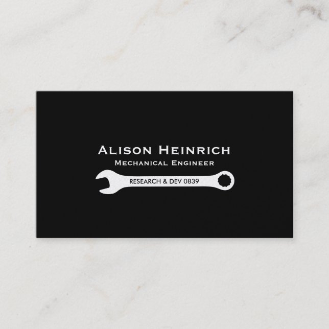 Doppelseitiger Schlüssel 2 | Mechanik (Elite2) Visitenkarte (Vorderseite)
