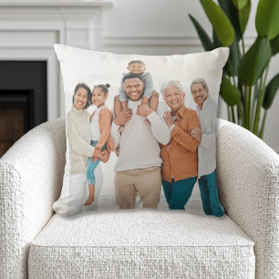 Doppelseitiges Familienfoto Kissen