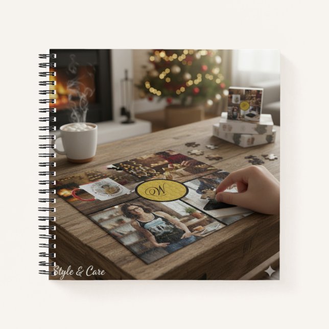 Doppelseitiges individuelles Bild personalisiert Notizbuch (Vorderseite)