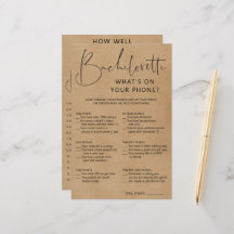 Doppelseitiges Junggeselinnen-Abschied