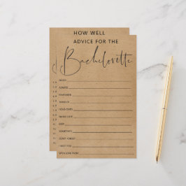 Doppelseitiges Junggeselinnen-Abschied