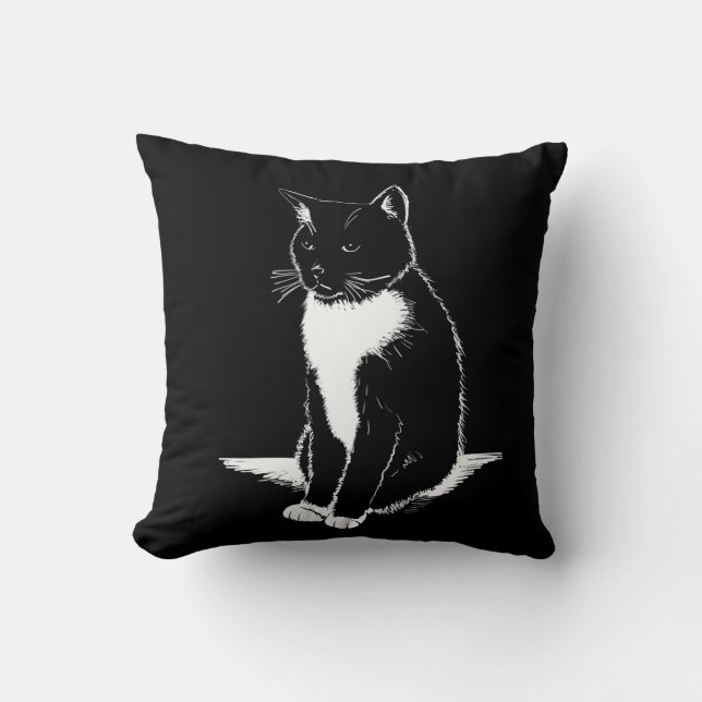 Doppelseitiges Katzenpolster Kissen (Vorderseite)