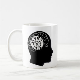 Doppelseitiges "Stay Weird" Konzept-Gehirnstrudel  Kaffeetasse