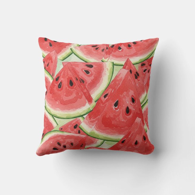 Doppelseitiges Wassermelonenkissen Kissen (Rückseite)