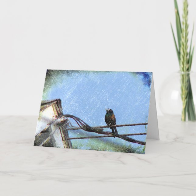 Doppelsichtigkeit, Geburtstag Karte (Vorderseite)