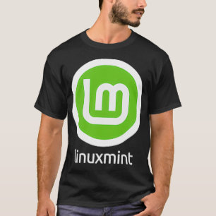 DOPPELSIED Linux Mint Komfortable Familiär Compu T-Shirt