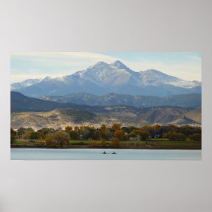 Doppelspitzen im Herbst Poster