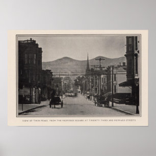 Doppelspitzen von vorgeschlagenem Quadrat, von 23. Poster