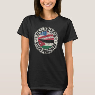 Doppelstaatsbürgerschaft Amerikanisch Jordanien Us T-Shirt
