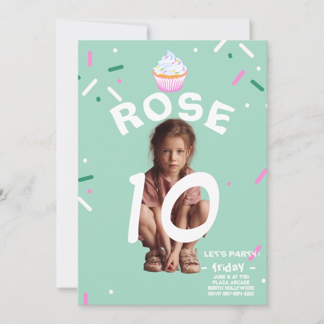 Doppelstellige Feierlichkeiten Einladung (Vorderseite)