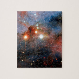Doppelsterne WR 25 & Tr16-244 - Hubble-Weltraumfot Puzzle