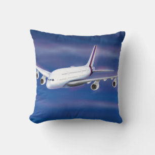 Doppelstock-Kommerzialflugzeug Kissen