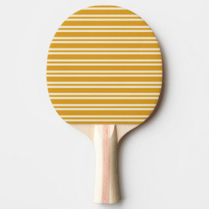 Doppelstreifen Angebrannte Butterblume Farbe Tischtennis Schläger