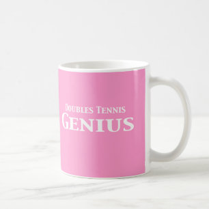 Doppelt-Tennis-Genie-Geschenke Kaffeetasse