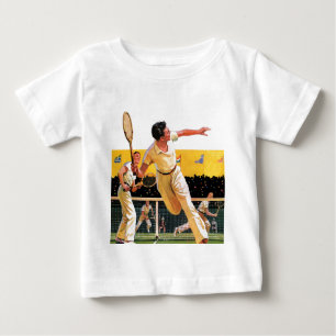 Doppelt-Tennis-Match Baby T-shirt