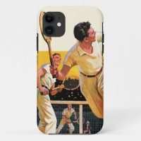 Doppelt-Tennis-Match