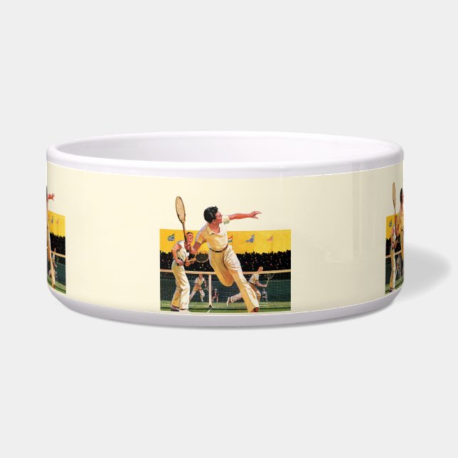 Doppelt-Tennis-Match Napf (Vorderseite)
