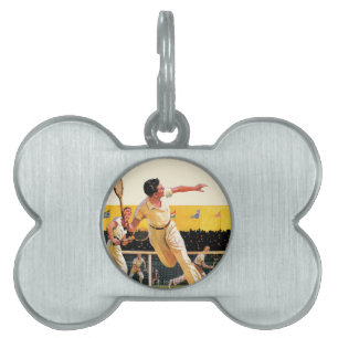 Doppelt-Tennis-Match Tiermarke