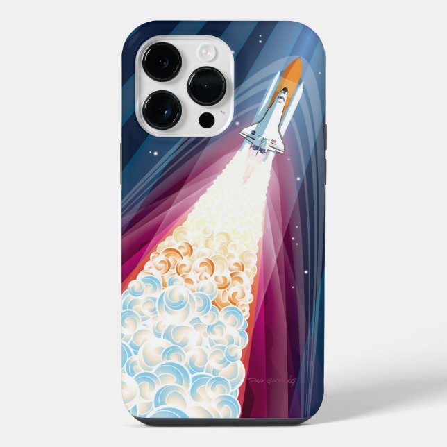 Doppelte Auftrieb (Start der Space Shuttle-Funktio iPhone Hülle (Rückseite)