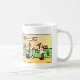 Doppelte blinde Studienkaffee-Tasse Tasse