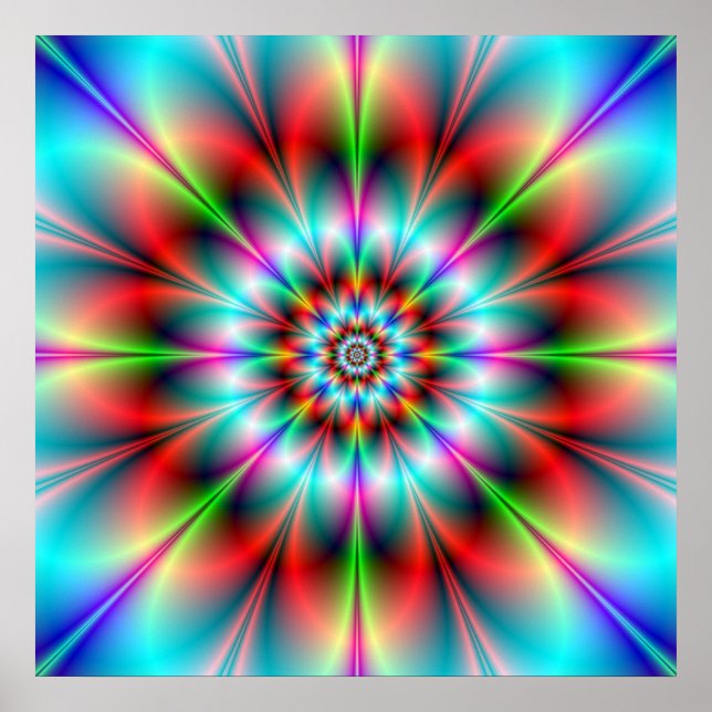 Doppelte Blume Poster (Vorne)