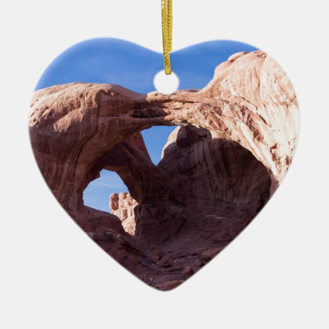 Doppelte Bögen Keramik Ornament (Vorne)