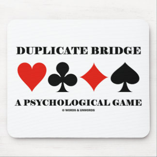 Doppelte Brücke ein psychologisches Spiel Mousepad