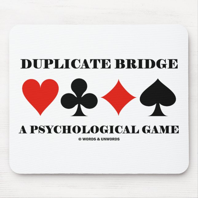 Doppelte Brücke ein psychologisches Spiel Mousepad (Vorne)