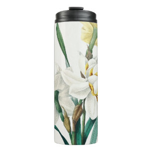 Doppelte Daffodil, Pierre-Joseph Redouté, 1827 Thermosbecher
