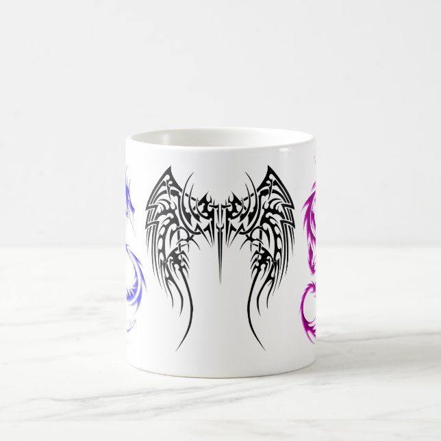 Doppelte Drache-Tasse Kaffeetasse (Mittel)