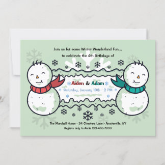 Doppelte Einladung zur Geburtstagsparty