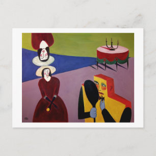 Doppelte Einnahme Postkarte