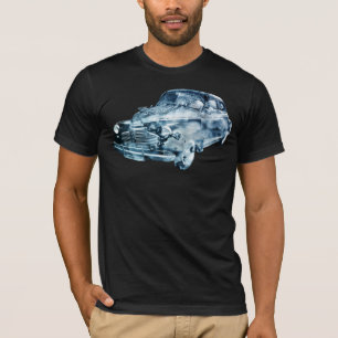 Doppelte Exposition des Autos T-Shirt